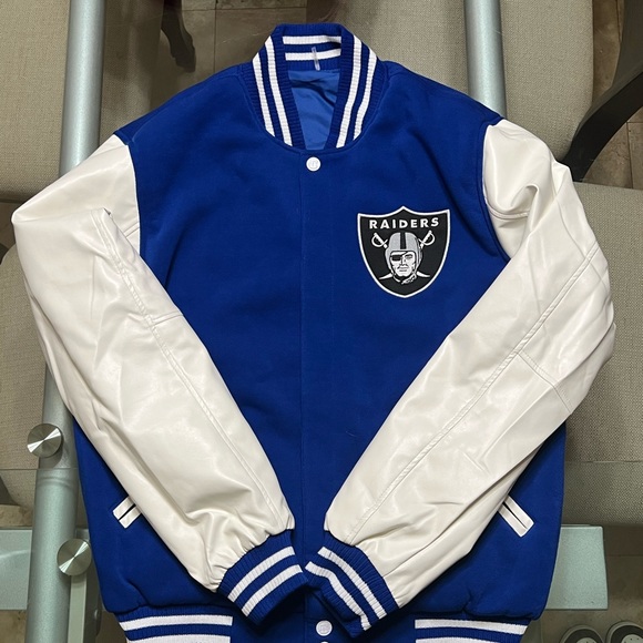 NFL Jackets & Coats Retired Players Congress Blue White Reversible